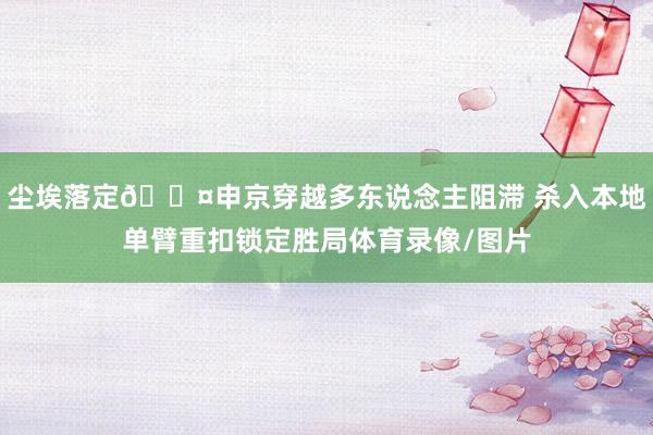 尘埃落定😤申京穿越多东说念主阻滞 杀入本地单臂重扣锁定胜局体育录像/图片