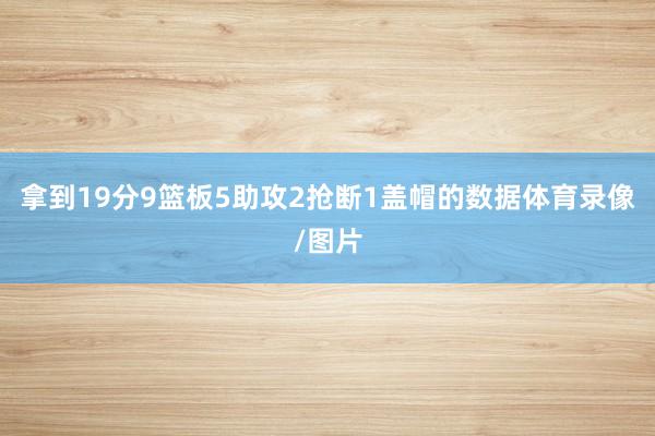 拿到19分9篮板5助攻2抢断1盖帽的数据体育录像/图片