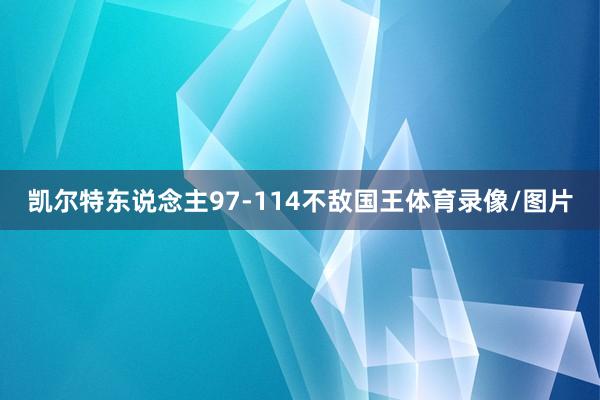 凯尔特东说念主97-114不敌国王体育录像/图片